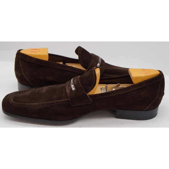 TOD’s Suede Loafer Men Shoes Size 11 MRSP Brown $600+ Made In Italy